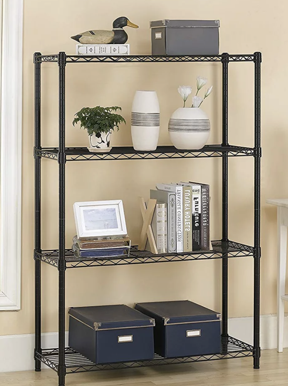 BestOffice 4 Shelf Wire Shelving Unit…Only 38.99 (reg 119) at Walmart